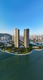深圳市南山蛇口地标招商局大厦海上世界航拍