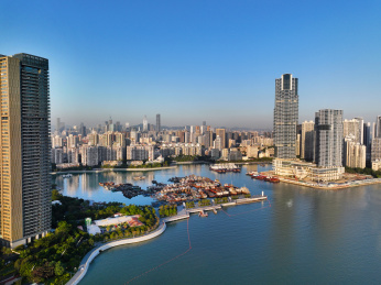 深圳市南山蛇口地标招商局大厦海上世界航拍