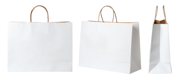 白色的购物袋