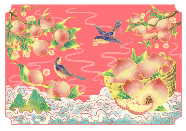水蜜桃包装封面
