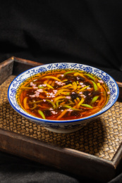 黑凉粉和葵花粉夏季甜品