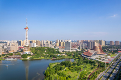 中国株洲市神农湖风光
