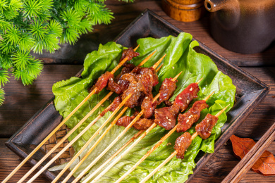 美味好吃的鸡胗小串