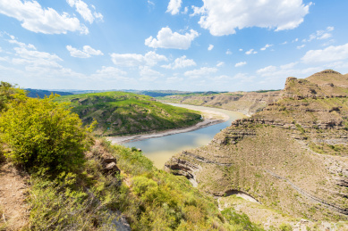 山西吕梁石楼县天下黄河第一湾
