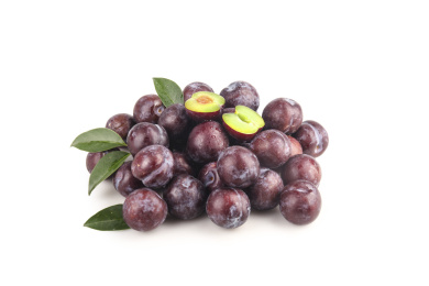 白底上的五月脆李子