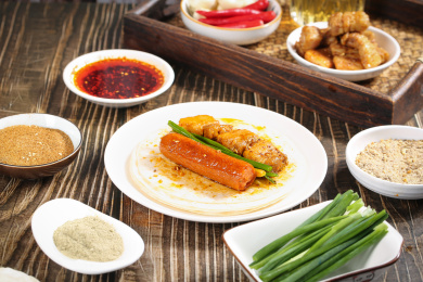 深底上的淄博小饼