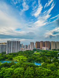 贵港马草江公园航拍