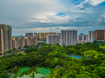 贵港马草江公园航拍