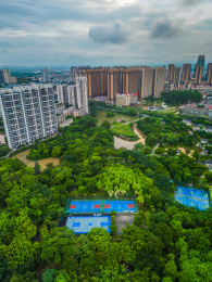 贵港马草江公园航拍