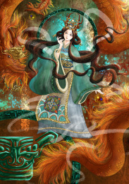 三星堆之青铜纵目面具