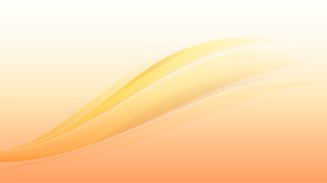 温润简约黄色曲线 矢量风格背景