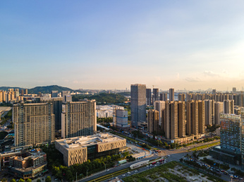 中国广州萝岗香雪商业建筑群和黄埔图书馆