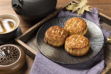 月饼特写