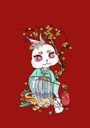 中国红兔子