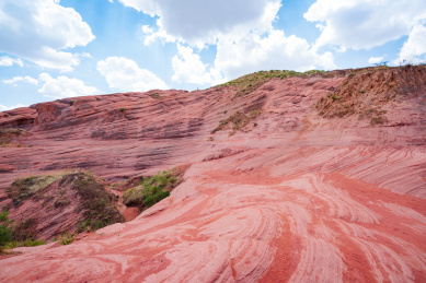 陕西榆林靖边波浪谷