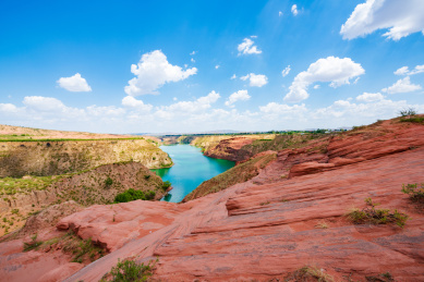 陕西榆林靖边波浪谷神奇地貌