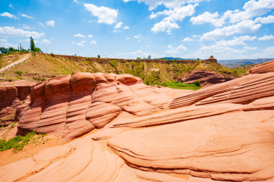 陕西榆林靖边波浪谷