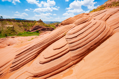 陕西榆林靖边波浪谷