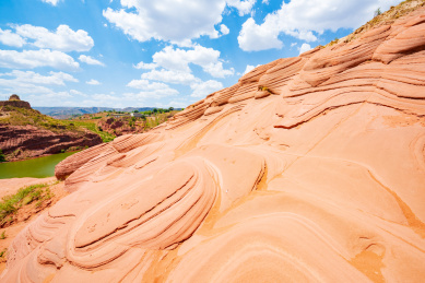 陕西榆林靖边波浪谷