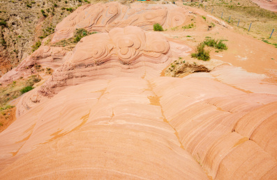 陕西榆林靖边波浪谷
