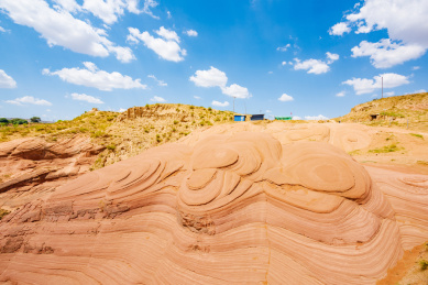 陕西榆林靖边波浪谷