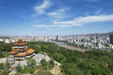甘肃兰州白塔山碑林博物馆