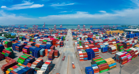 中国江苏省南京港龙潭港区