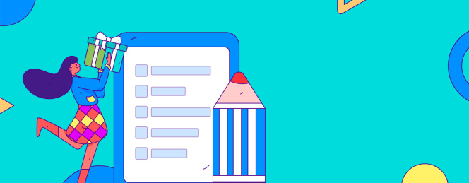 邀请好友进行问卷调查扁平矢量概念运营手绘