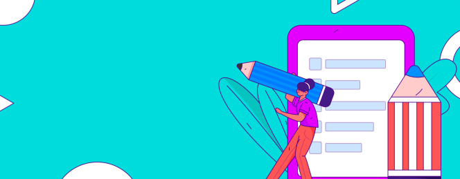 邀请好友进行问卷调查扁平矢量概念运营手绘