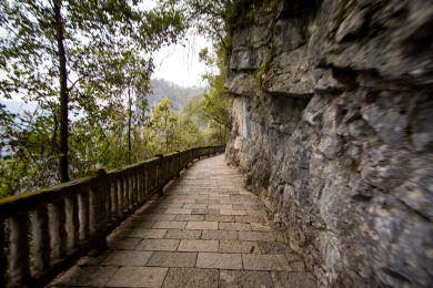 中国重庆武隆天生三桥的风光