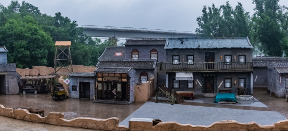 中国山西省武乡县抗战影视基地建筑