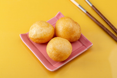 油面筋面筋泡食材特写