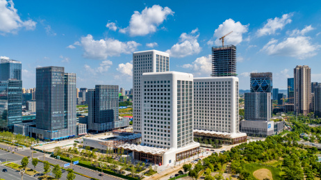 中国光谷武汉光谷高新大道城市发展航拍