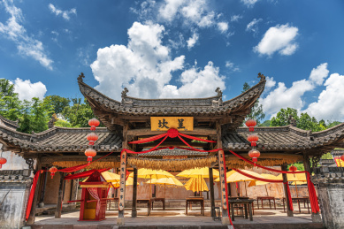 呈坎古建筑风光
