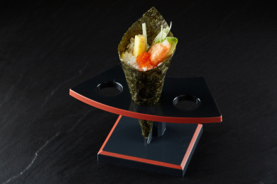 飞鱼籽蟹柳手卷