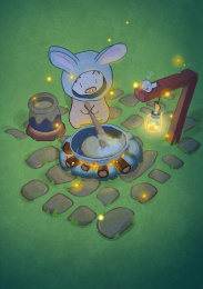 兔子帽小猪熬煮馅料