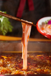 鲜鹅肠涮火锅