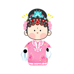 中国传统文化国粹国潮戏曲京剧生旦净末丑人