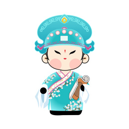 传统文化国粹国潮戏曲京剧生旦净末丑-末