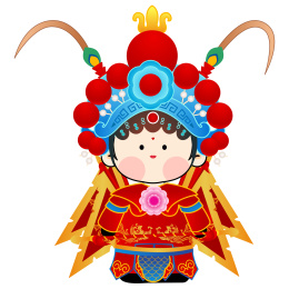 传统文化国粹国潮戏曲京剧生旦净末丑-生