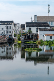 江苏省苏州市颜文樑纪念馆沧浪亭外景