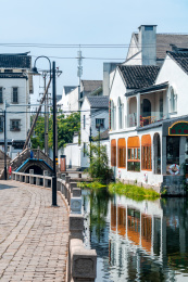 江苏省苏州市颜文樑纪念馆沧浪亭外景