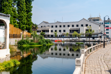 江苏省苏州市颜文樑纪念馆沧浪亭外景
