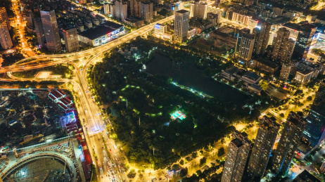 武汉汉口青年路后襄河公园