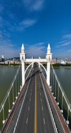 广东省珠海市香洲区前山白石桥航拍