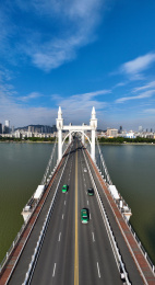 广东省珠海市香洲区前山白石桥航拍