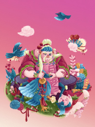 儿插风格-玩偶王国的月老