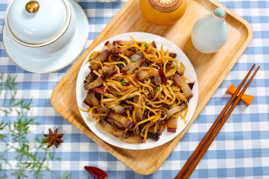 美味家常菜小炒腌肉