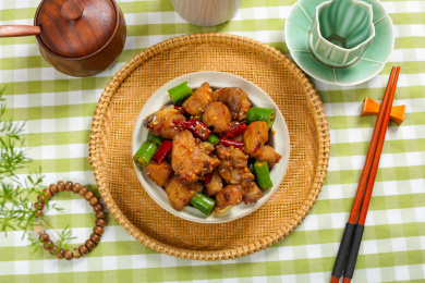 美味下酒菜辣椒生炒排骨