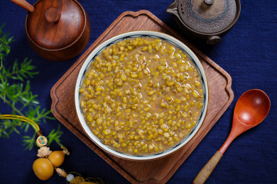 特色粥类美食小吃绿豆汤